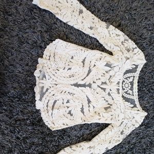Boho Lace Long Sleeved Shirt